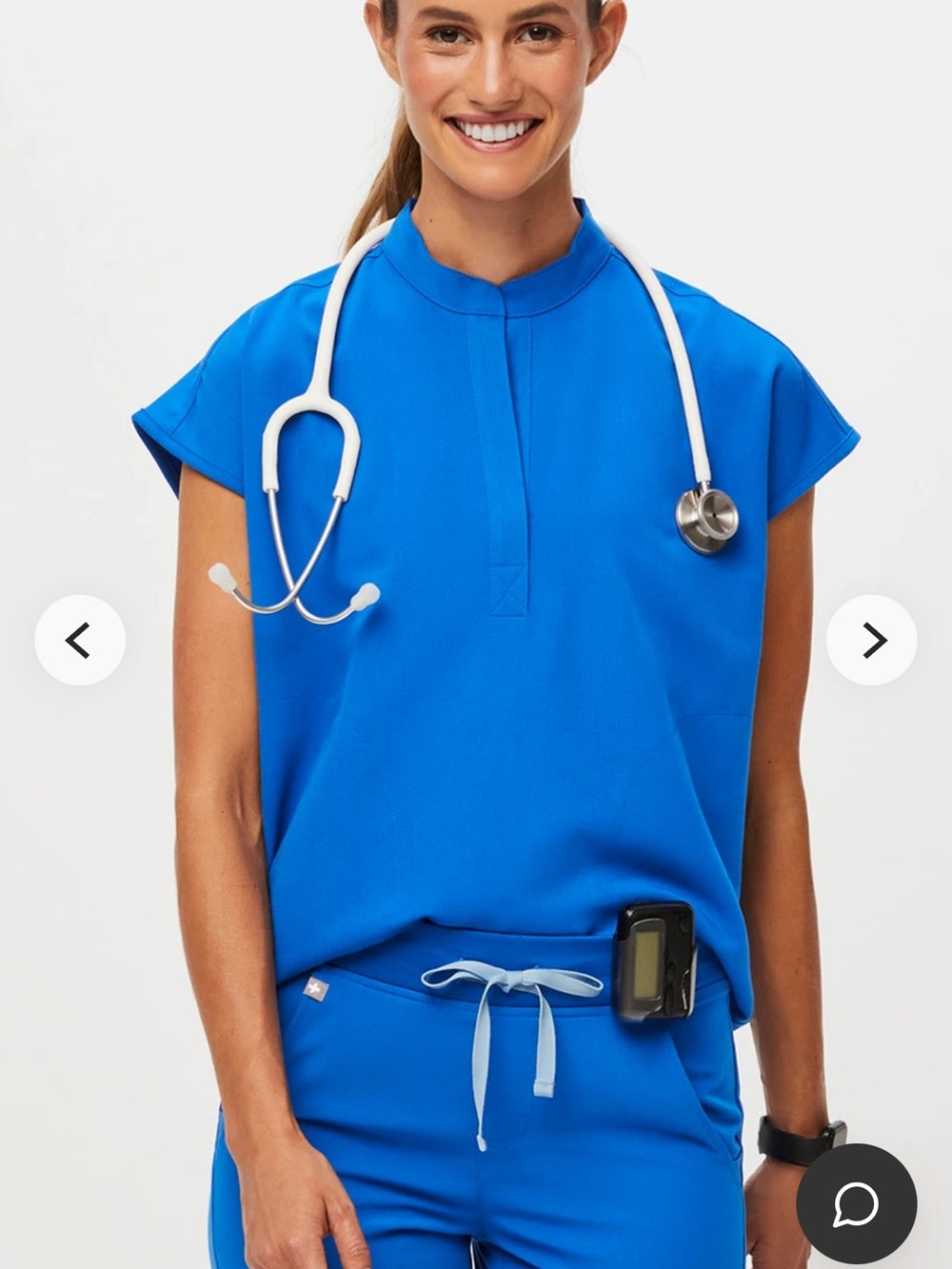 FIGS Rafaela Oversized Scrub Top - Picture 4 of 5